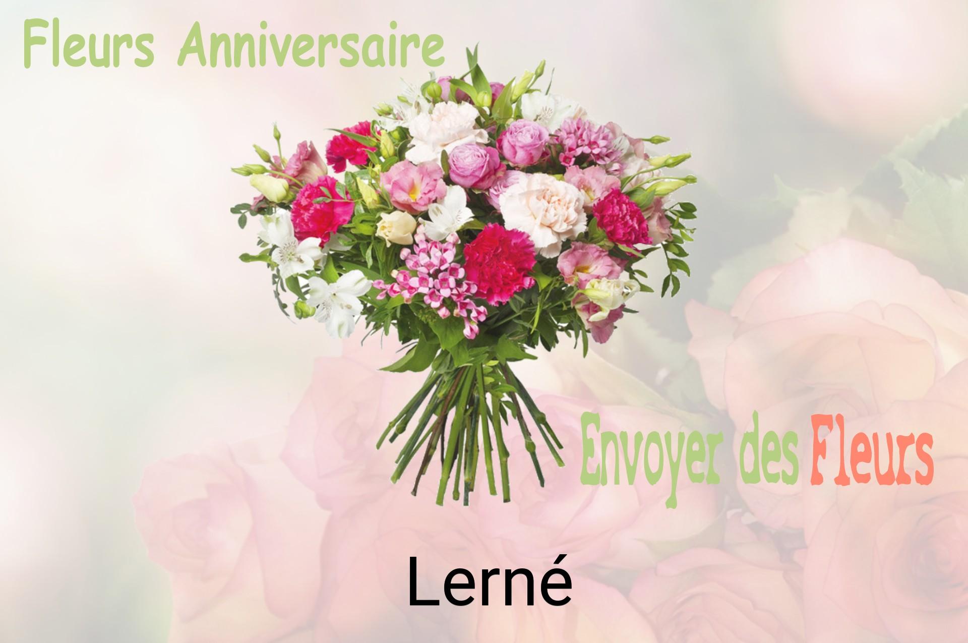 Bouquet de fleurs d’anniversaire livré à Lerné